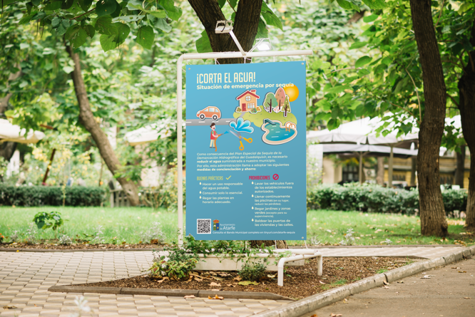 Affiche municipale pour la prévention de la sécheresse