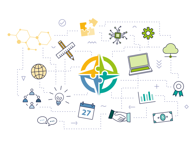 EdTech Edge icons mindmap