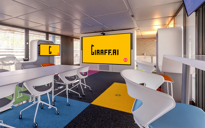 Giraff.ai logo mockup