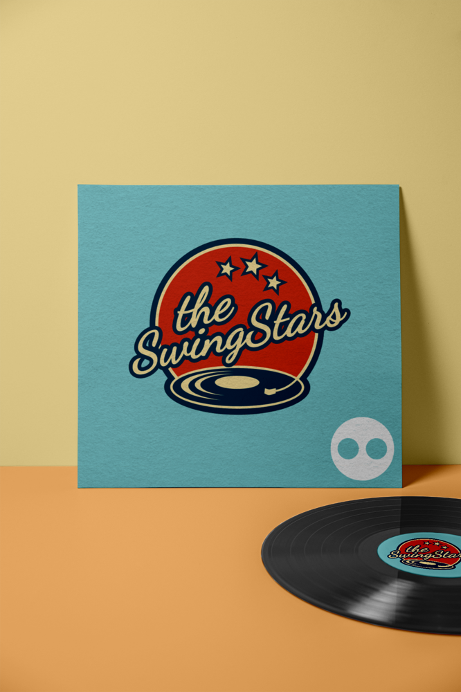 The Swing Stars logo mockup